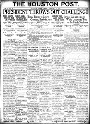 The Houston Post. (Houston, Tex.), Vol. 34, No. 327, Ed. 1 Tuesday, February 25, 1919