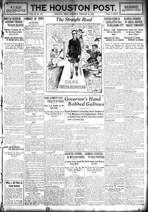 The Houston Post. (Houston, Tex.), Vol. 30, No. 322, Ed. 1 Saturday, February 19, 1916