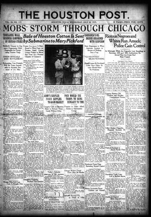 The Houston Post. (Houston, Tex.), Vol. 35, No. 117, Ed. 1 Wednesday, July 30, 1919