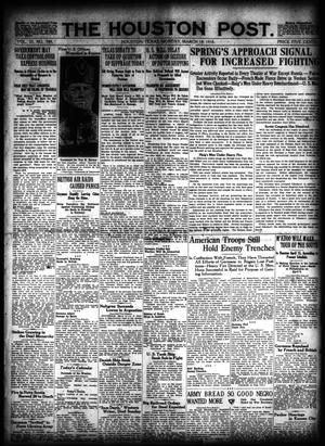The Houston Post. (Houston, Tex.), Vol. 33, No. 348, Ed. 1 Monday, March 18, 1918