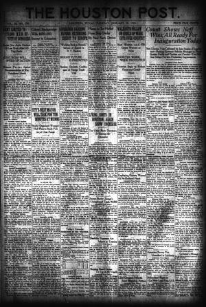 The Houston Post. (Houston, Tex.), Vol. 36, No. 290, Ed. 1 Tuesday, January 18, 1921