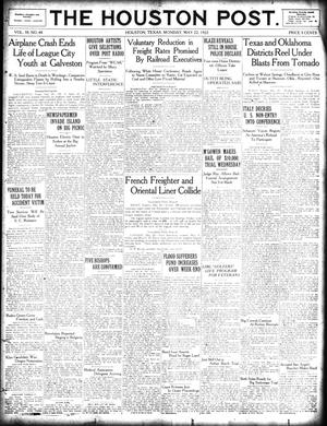 The Houston Post. (Houston, Tex.), Vol. 38, No. 48, Ed. 1 Monday, May 22, 1922