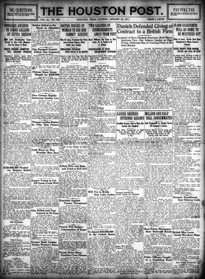 The Houston Post. (Houston, Tex.), Vol. 31, No. 293, Ed. 1 Monday, January 22, 1917