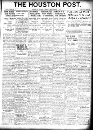 The Houston Post. (Houston, Tex.), Vol. 37, No. 253, Ed. 1 Tuesday, December 13, 1921