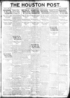 The Houston Post. (Houston, Tex.), Vol. 37, No. 141, Ed. 1 Tuesday, August 23, 1921