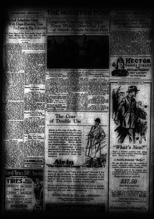 The Houston Post. (Houston, Tex.), Vol. 35, No. 191, Ed. 1 Sunday, October 12, 1919