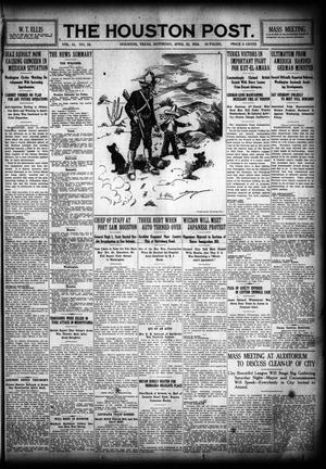 The Houston Post. (Houston, Tex.), Vol. 31, No. 18, Ed. 1 Saturday, April 22, 1916