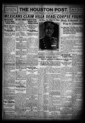 The Houston Post. (Houston, Tex.), Vol. 31, No. 13, Ed. 1 Monday, April 17, 1916