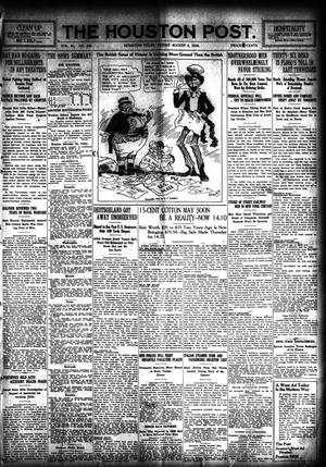 The Houston Post. (Houston, Tex.), Vol. 31, No. 122, Ed. 1 Friday, August 4, 1916
