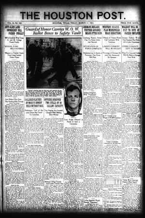 The Houston Post. (Houston, Tex.), Vol. 36, No. 342, Ed. 1 Friday, March 11, 1921