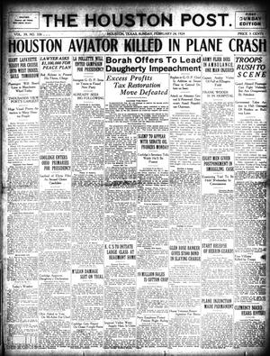 The Houston Post. (Houston, Tex.), Vol. 39, No. 326, Ed. 1 Sunday, February 24, 1924