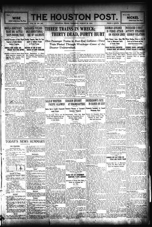 The Houston Post. (Houston, Tex.), Vol. 30, No. 362, Ed. 1 Thursday, March 30, 1916