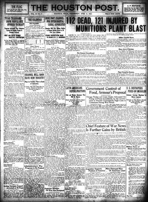 The Houston Post. (Houston, Tex.), Vol. 32, No. 7, Ed. 1 Wednesday, April 11, 1917