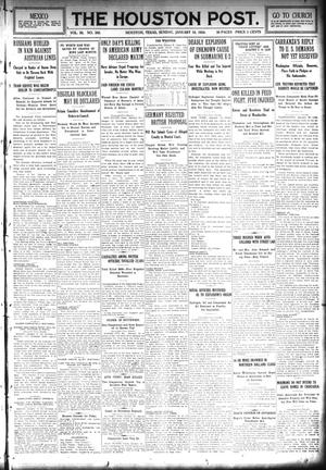 The Houston Post. (Houston, Tex.), Vol. 30, No. 288, Ed. 1 Sunday, January 16, 1916