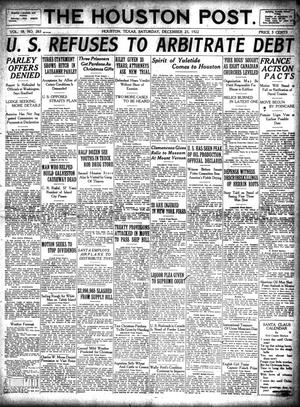 Primary view of object titled 'The Houston Post. (Houston, Tex.), Vol. 38, No. 263, Ed. 1 Saturday, December 23, 1922'.