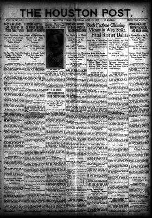 The Houston Post. (Houston, Tex.), Vol. 35, No. 69, Ed. 1 Thursday, June 12, 1919