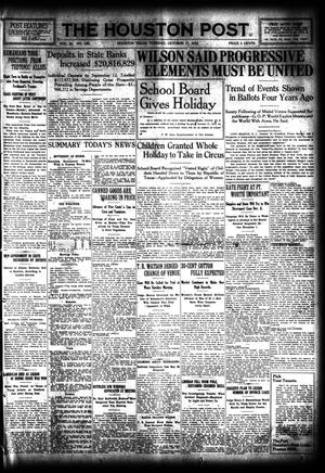 The Houston Post. (Houston, Tex.), Vol. 31, No. 196, Ed. 1 Tuesday, October 17, 1916