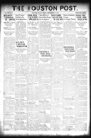 The Houston Post. (Houston, Tex.), Vol. 37, No. 165, Ed. 1 Friday, September 16, 1921