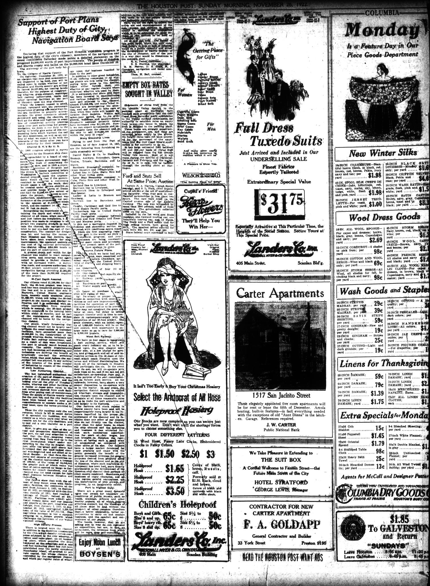 The Houston Post. (Houston, Tex.), Vol. 38, No. 236, Ed. 1 Sunday, November 26, 1922
                                                
                                                    [Sequence #]: 4 of 44
                                                