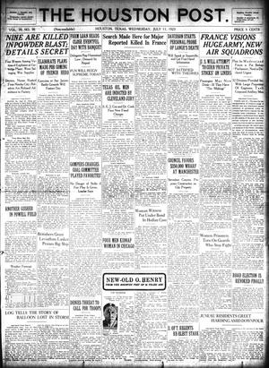 The Houston Post. (Houston, Tex.), Vol. 39, No. 98, Ed. 1 Wednesday, July 11, 1923