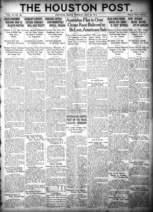 The Houston Post. (Houston, Tex.), Vol. 35, No. 46, Ed. 1 Tuesday, May 20, 1919