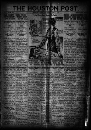 The Houston Post. (Houston, Tex.), Vol. 34, No. 364, Ed. 1 Thursday, April 3, 1919