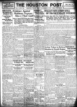The Houston Post. (Houston, Tex.), Vol. 33, No. 226, Ed. 1 Friday, November 16, 1917