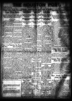 The Houston Post. (Houston, Tex.), Vol. 34, No. 99, Ed. 1 Friday, July 12, 1918