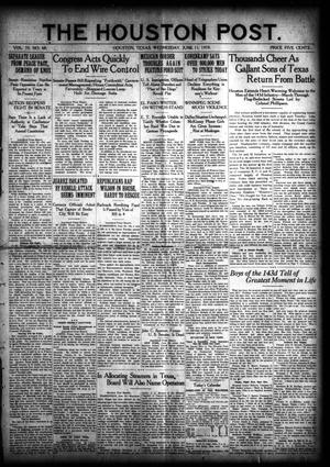 The Houston Post. (Houston, Tex.), Vol. 35, No. 68, Ed. 1 Wednesday, June 11, 1919