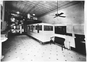 [The Interior of The First National Bank]