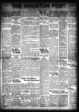 The Houston Post. (Houston, Tex.), Vol. 39, No. 160, Ed. 1 Tuesday, September 11, 1923