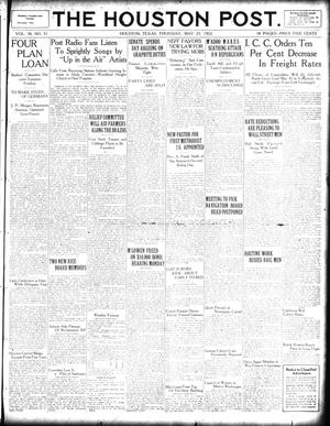 The Houston Post. (Houston, Tex.), Vol. 38, No. 51, Ed. 1 Thursday, May 25, 1922