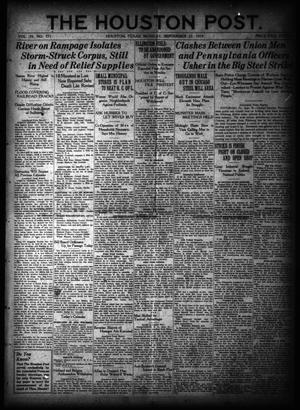 The Houston Post. (Houston, Tex.), Vol. 35, No. 171, Ed. 1 Monday, September 22, 1919