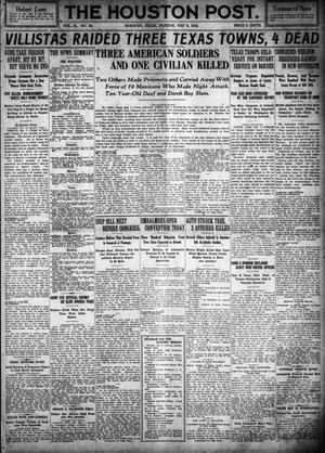 The Houston Post. (Houston, Tex.), Vol. 31, No. 34, Ed. 1 Monday, May 8, 1916