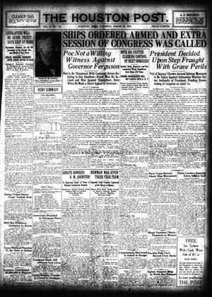 The Houston Post. (Houston, Tex.), Vol. 31, No. 340, Ed. 1 Saturday, March 10, 1917