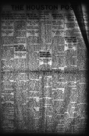 The Houston Post. (Houston, Tex.), Vol. 37, No. 30, Ed. 1 Wednesday, May 4, 1921