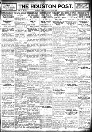 The Houston Post. (Houston, Tex.), Vol. 31, No. 114, Ed. 1 Thursday, July 27, 1916