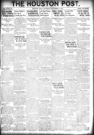 The Houston Post. (Houston, Tex.), Vol. 37, No. 166, Ed. 1 Saturday, September 17, 1921
