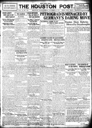The Houston Post. (Houston, Tex.), Vol. 33, No. 193, Ed. 1 Sunday, October 14, 1917
