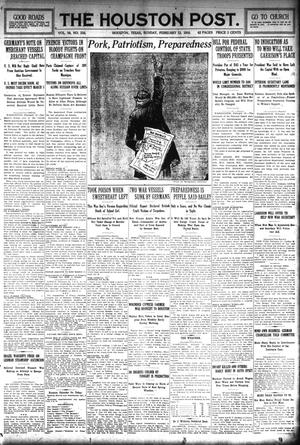 The Houston Post. (Houston, Tex.), Vol. 30, No. 316, Ed. 1 Sunday, February 13, 1916