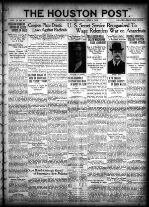 The Houston Post. (Houston, Tex.), Vol. 35, No. 61, Ed. 1 Wednesday, June 4, 1919