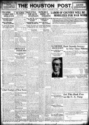 The Houston Post. (Houston, Tex.), Vol. 33, No. 279, Ed. 1 Tuesday, January 8, 1918