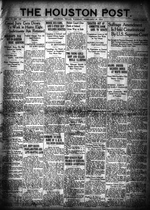 The Houston Post. (Houston, Tex.), Vol. 37, No. 330, Ed. 1 Tuesday, February 28, 1922