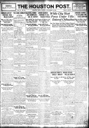 The Houston Post. (Houston, Tex.), Vol. 31, No. 167, Ed. 1 Monday, September 18, 1916