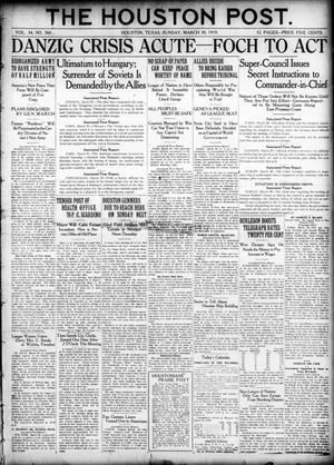 The Houston Post. (Houston, Tex.), Vol. 34, No. 360, Ed. 1 Sunday, March 30, 1919