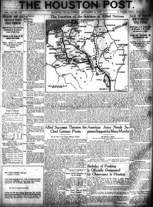 The Houston Post. (Houston, Tex.), Vol. 34, No. 157, Ed. 1 Sunday, September 8, 1918