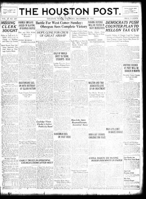 The Houston Post. (Houston, Tex.), Vol. 39, No. 269, Ed. 1 Saturday, December 29, 1923