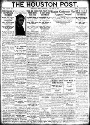 The Houston Post. (Houston, Tex.), Vol. 34, No. 298, Ed. 1 Monday, January 27, 1919