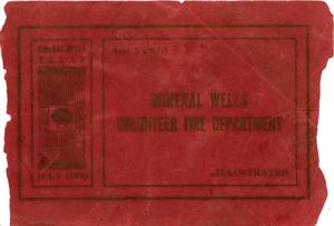 Mineral Wells Volunteer Fire Department (Souvenir)