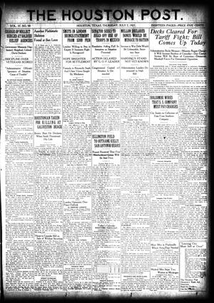 Primary view of object titled 'The Houston Post. (Houston, Tex.), Vol. 37, No. 94, Ed. 1 Thursday, July 7, 1921'.
